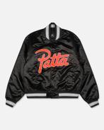Patta Classic Satin Bomber Jacket (Black) maat M, Kleding | Heren, Jassen | Zomer, Ophalen of Verzenden, Nieuw, Zwart