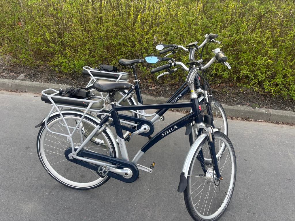 Set Stella Elektrische Dames & Heren fietsen, Fietsen en Brommers, Elektrische fietsen, Zo goed als nieuw, Overige merken, 51 tot 55 cm