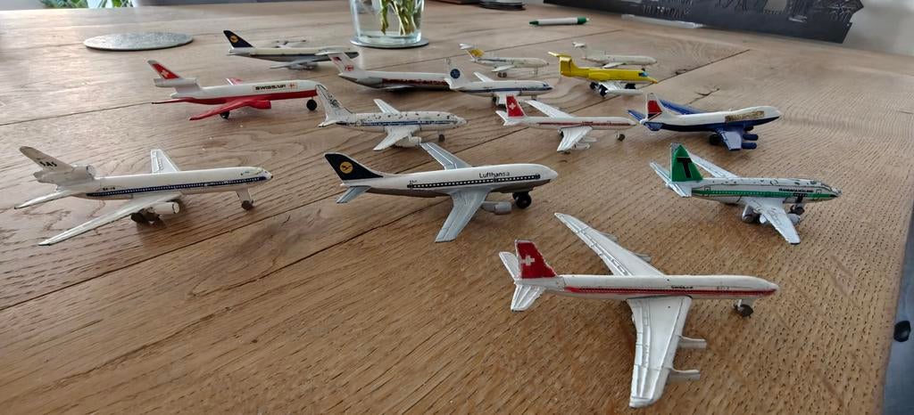 Verzameling oude vliegtuigjes - Schaalmodellen, Ophalen of Verzenden, Gebruikt, Schaalmodel