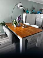 Te koop hardhouten tafel, Tuin en Terras, Haardhout, Minder dan 3 m³, Ophalen of Verzenden