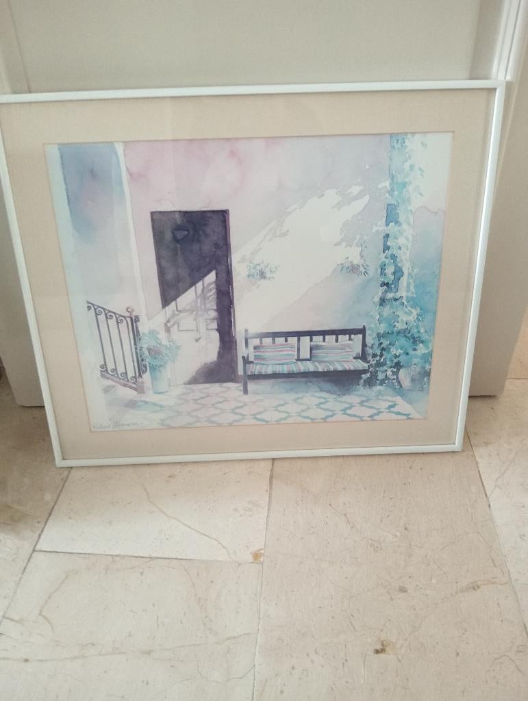 Schilderij Richard Akerman, Ophalen