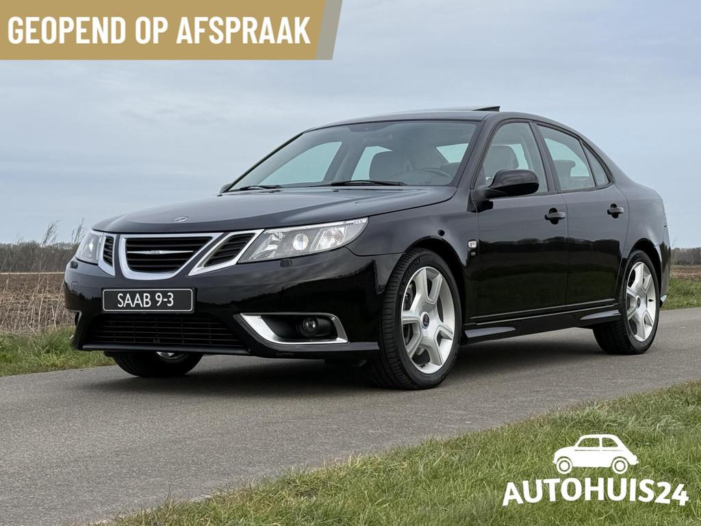 Saab 9-3 Sport Sedan 2.0 T 210pk Aero XWD Exklusiv bj2011, Auto's, Saab, Automaat, Gebruikt, Beige, 4 cilinders
