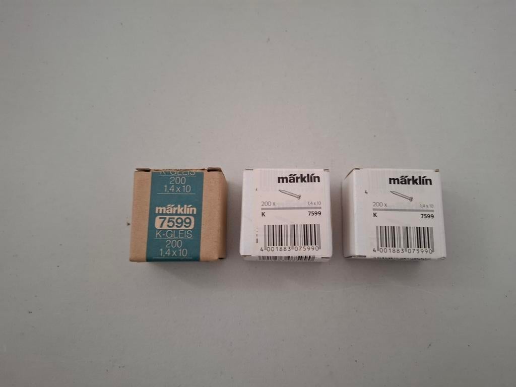 Marklin H0 7599 Rail schroeven 200 stuks voor K-rail 3x, Hobby en Vrije tijd, Wisselstroom, Overige typen, Nieuw, Ophalen of Verzenden