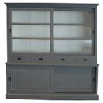 Buffet/vitrinekasten kleur GRIJS landelijke voorraad, Buffet/vitrinekasten kleur GRIJS landelijke laagste prijs, Nieuw, 3 of 4 laden