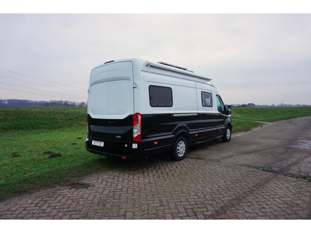 Ford Transit | 2018 | Dwarsbed | 2x Airco | 2x Zonnepaneel, Niet ingevuld, Buscamper of Camperbus, Ford, Tot en met 2