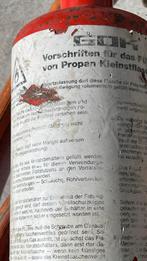 Loodgieter karweigasfles - leeg, Ophalen of Verzenden, Gebruikt