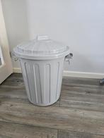 Curver afvalemmer met deksel - Grijs - 40 liter, Kunststof, Gebruikt, 40 liter of meer, Ophalen of Verzenden