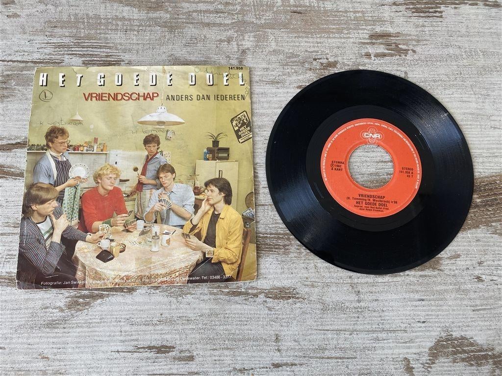 Het goede doel - vriendschap anders dan iedereen [1273], Cd's en Dvd's, Vinyl Singles, Zo goed als nieuw, Nederlandstalig, Verzenden
