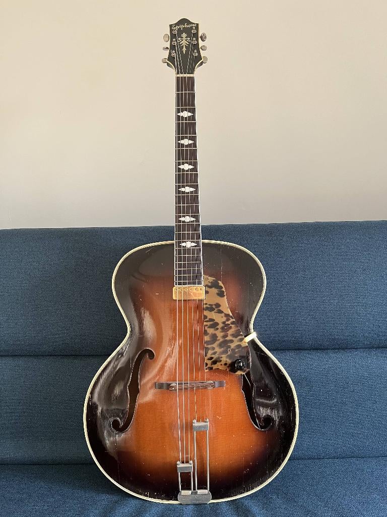 Epiphone Triumph archtop uit 1939, Muziek en Instrumenten, Ophalen, Gebruikt, Hollow body, Epiphone