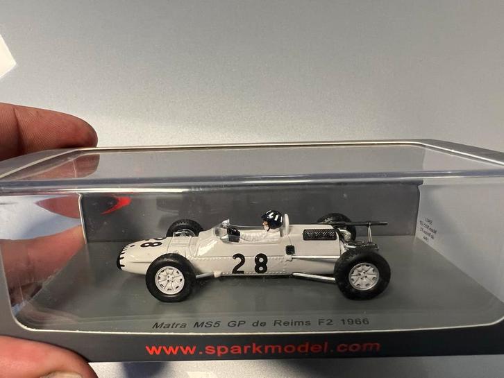 Sparkmodel Matra MS5 GP de Reims F2 1966 - Graham Hill, Verzamelen, Automerken, Motoren en Formule 1, Nieuw, Formule 1, Ophalen of Verzenden