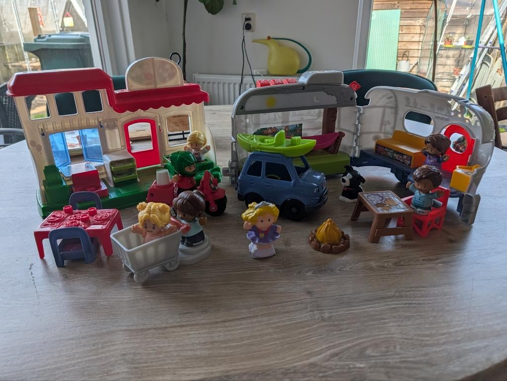 Little People Pizzaria en Caravan, Ophalen of Verzenden, Zo goed als nieuw, Overige typen