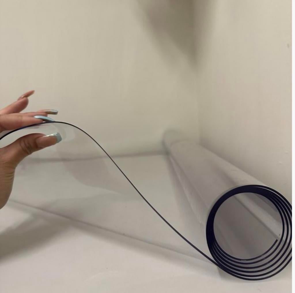 Transparant tafelzeil 160x90 nieuw, Ophalen of Verzenden, Nieuw, Rechthoek