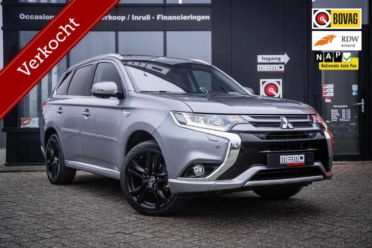 Mitsubishi Outlander 2.0 PHEV*LEDER*SCHUIFDAK*TREKHAAK*CAMER, Auto's, Mitsubishi, Bedrijf, Te koop, Outlander, 360° camera, 4x4