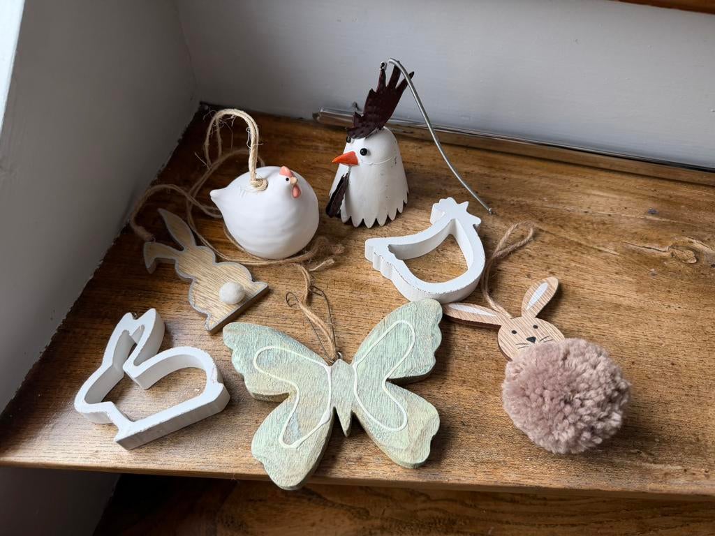 Diverse pasen decoratie hangers, Diversen, Pasen, Ophalen of Verzenden, Zo goed als nieuw