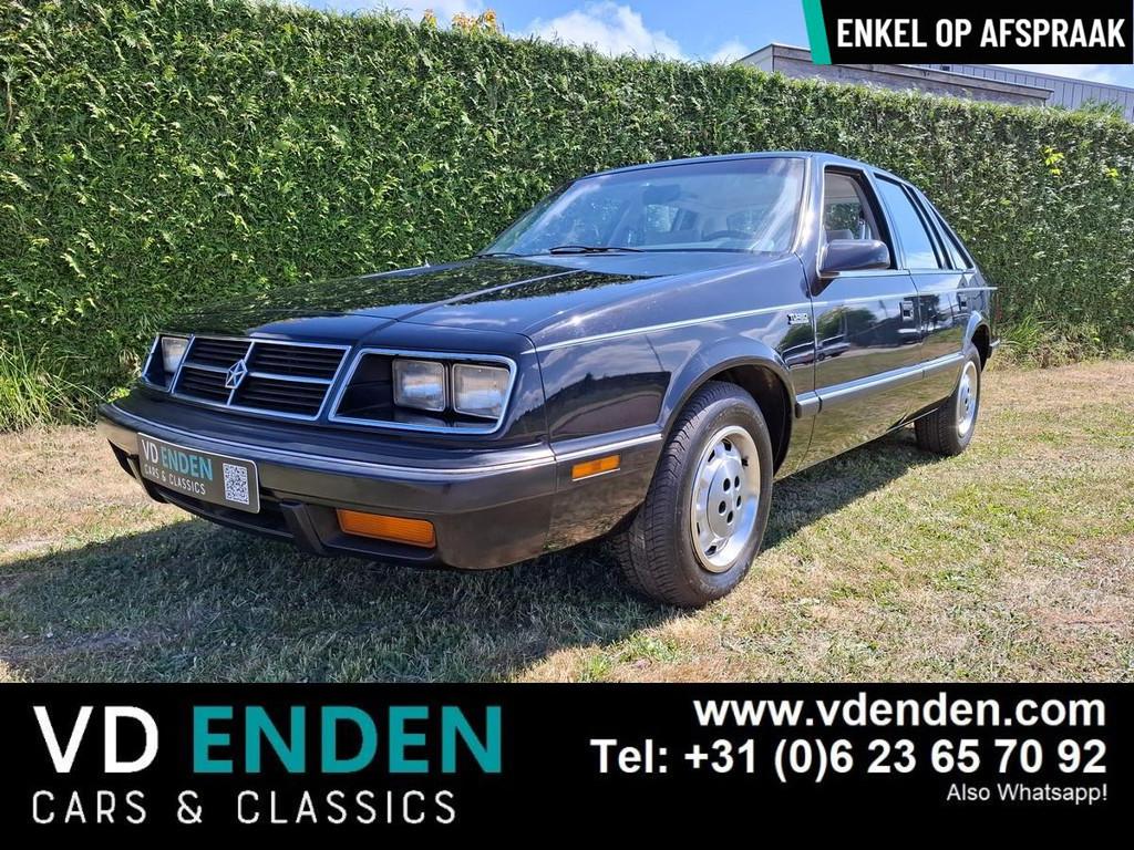 Dodge Lancer EFI Turbo - 1986 - 42ML Belastingvrij!, Auto's, Oldtimers, Voorwielaandrijving, Stof, Zwart, Bedrijf