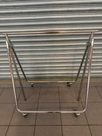 Opvouwbaar Kledingrek Verstelbaar op Wielen Hoog/Laag, Ophalen, Gebruikt