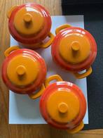 Nieuw! 4 pannetjes, Ophalen of Verzenden, Nieuw, Gietijzer, Pannenset