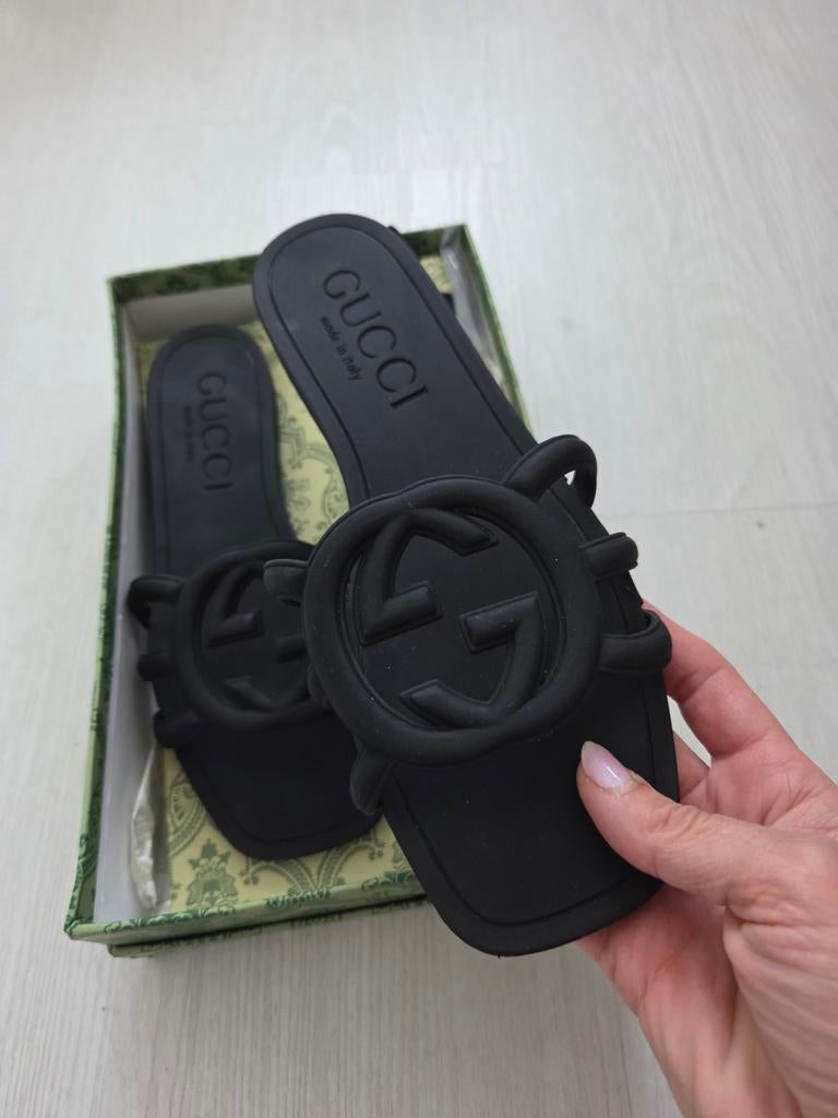 Gucci slippers maat 38 zwart, Slippers, Zwart, Ophalen of Verzenden, Gucci