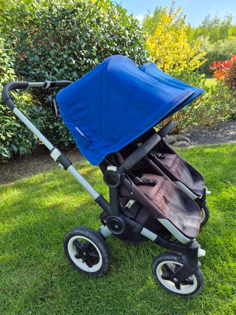 Bugaboo Donkey Duowagen - Blauw, Kinderen en Baby's, Kinderwagens en Combinaties, Ophalen, Gebruikt, Combiwagen, Duowagen