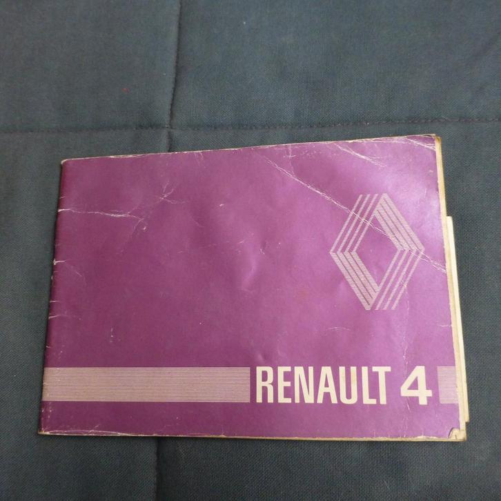 Renault 4 handleiding, Auto diversen, Handleidingen en Instructieboekjes, Ophalen of Verzenden