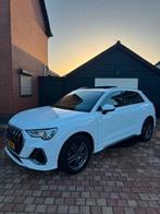 Audi Q3 45Tfsi e 245pk Phev S Tronic 2021 PANO-CARPLAY-SLINE, Leder en Stof, Wit, Plug-in hybride, USB