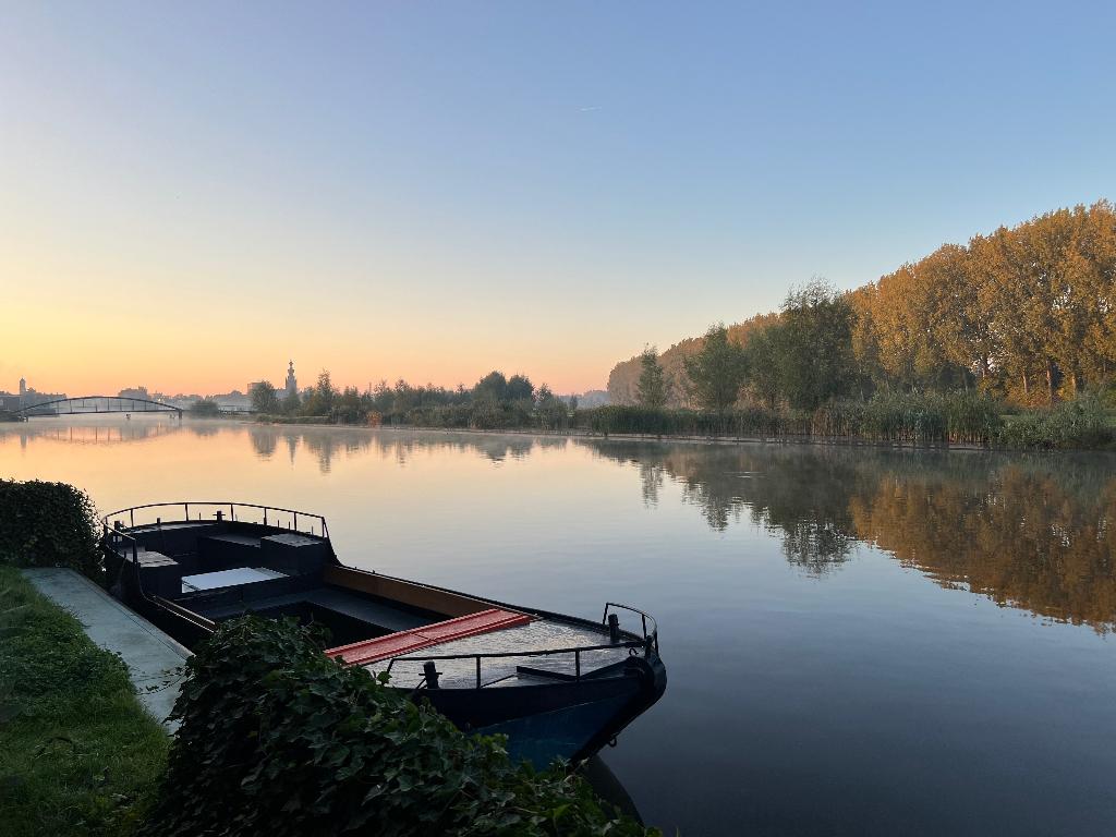 Tuindersvlet-Westlander-Praam 8 meter, Watersport en Boten, Sloepen, Ophalen, 10 tot 30 pk, Gebruikt, Staal