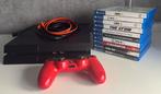 PlayStation 4 500GB | 1 Controller | 10 Spellen (PAKKET), Spelcomputers en Games, Ophalen, Online, Gebruikt, Overige genres
