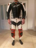 Alpinestars 2-delig motorpak mt 48- Zwart/Wit/Rood, Motoren, Kleding | Motorkleding, Ophalen of Verzenden, Tweedehands, Heren