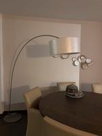 Booglamp met lichte lampenkap, Ophalen, Gebruikt, Metaal, 150 tot 200 cm