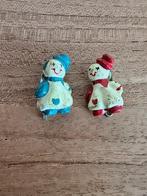 Broches set, clowntjes blauw en rood, vintage, Overige materialen, Gebruikt, Overige kleuren, Minder dan 4 cm