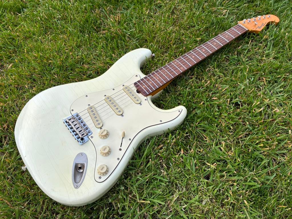 Panucci Stratocaster gitaar, Ophalen, Zo goed als nieuw, Solid body, Overige merken
