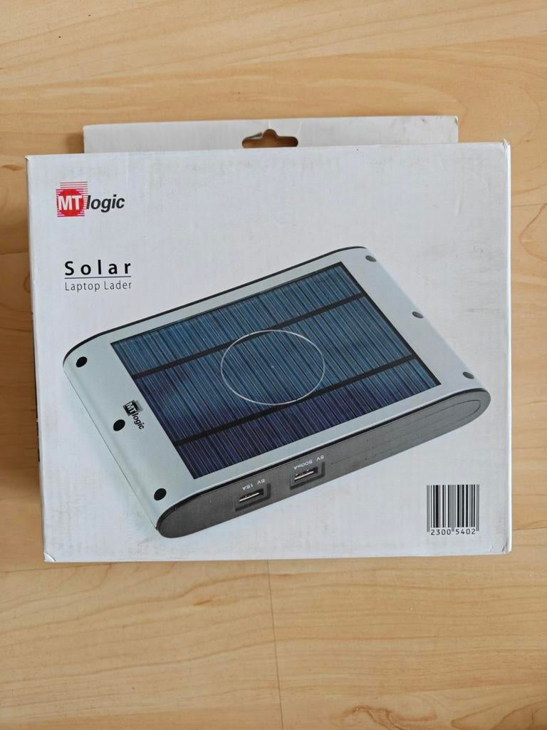 MTlogic Solar Laptop Lader / Powerbank nieuw in doos, Ophalen of Verzenden, Nieuw, MTlogic