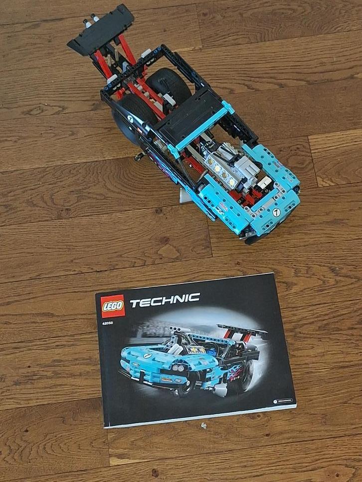 Lego Technic 42050 Drag Racer, Kinderen en Baby's, Speelgoed | Duplo en Lego, Gebruikt, Lego, Complete set, Ophalen of Verzenden