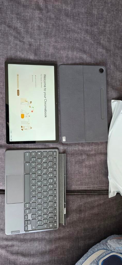 Lenovo Chromebook Duet - Compacte 2-in-1 Laptop/Tablet, Touchscreen, Ophalen of Verzenden, 10 inch of minder, Lenovo