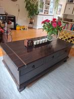 Grote salontafel met veel bergruimte, Huis en Inrichting, Tafels | Salontafels, Ophalen, Gebruikt, 100 tot 150 cm, 50 tot 100 cm