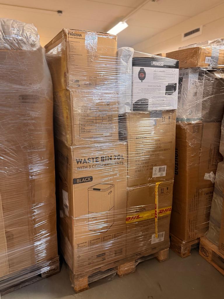 Pallets met Retourgoederen Dagelijks nieuwe pallets ♻️🔥, Zakelijke goederen, Partijgoederen en Retail | Partijgoederen, Ophalen