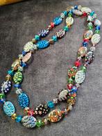 Italiaanse ketting, Ophalen of Verzenden, Zo goed als nieuw, Blauw, Overige materialen