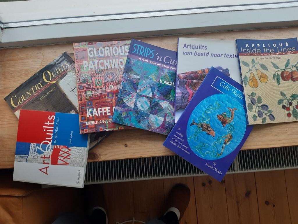 7 Patchwork boeken.  En patronen., Ophalen of Verzenden, Zo goed als nieuw, Overige onderwerpen
