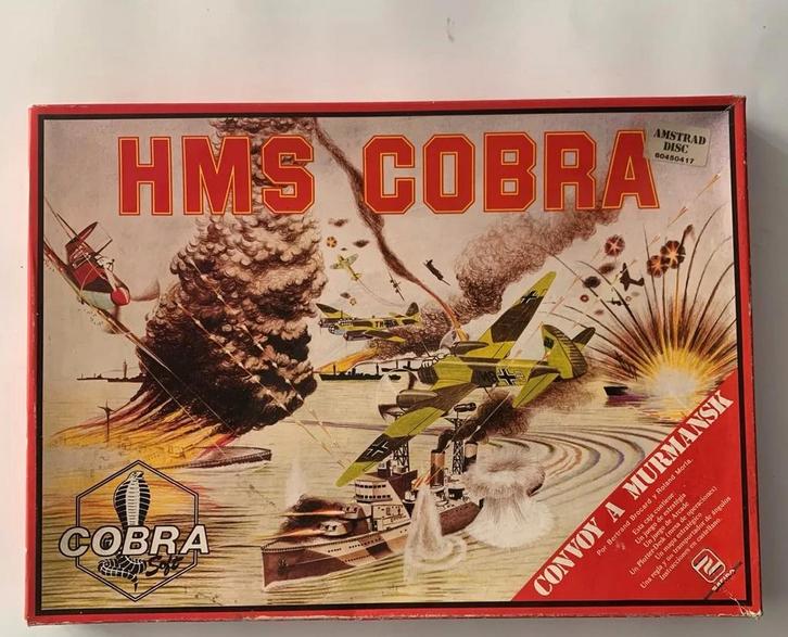 AMSTRAD GAME HMS COBRA - Compleet, Spelcomputers en Games, Games | Overige, Zo goed als nieuw, 1 speler, Ophalen of Verzenden