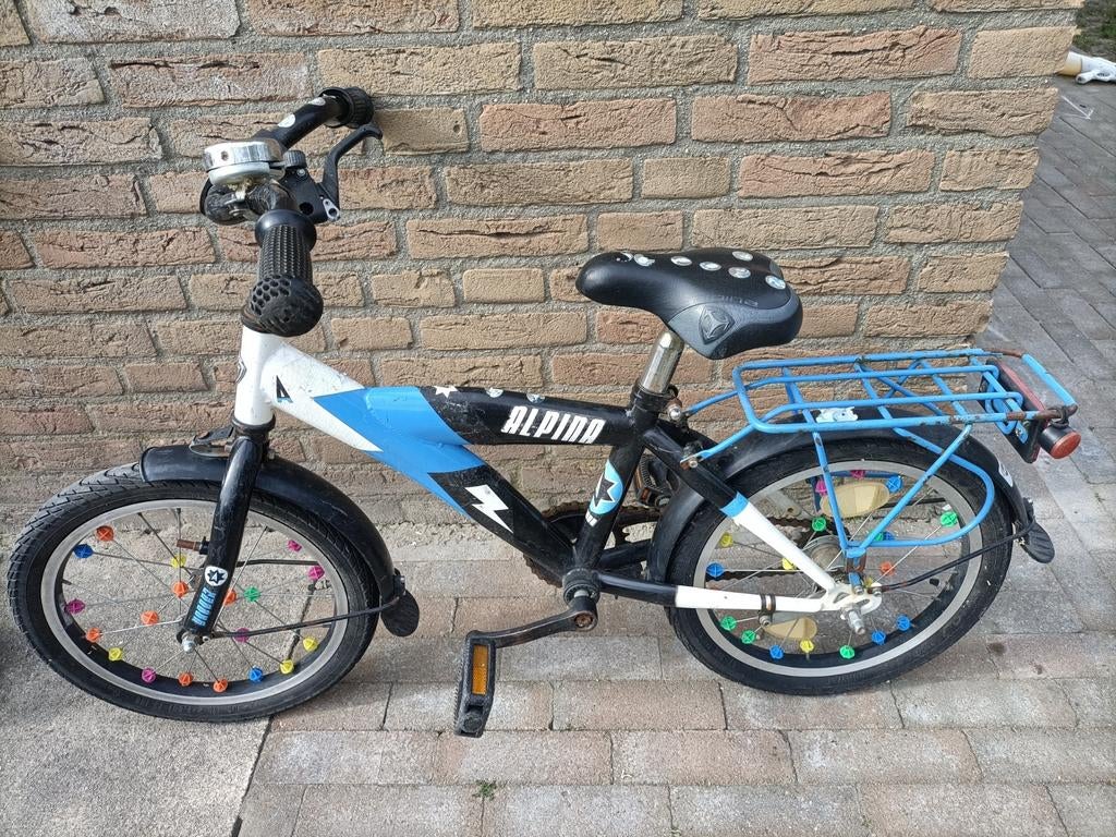 Alpina jongensfiets voor leeftijd 4 a 5 jaar voor 15 euro, Ophalen, Gebruikt, Minder dan 16 inch