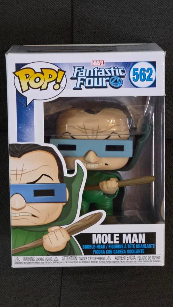 Funko Pop! Fantastic Four Mole Man 562, Ophalen of Verzenden, Zo goed als nieuw