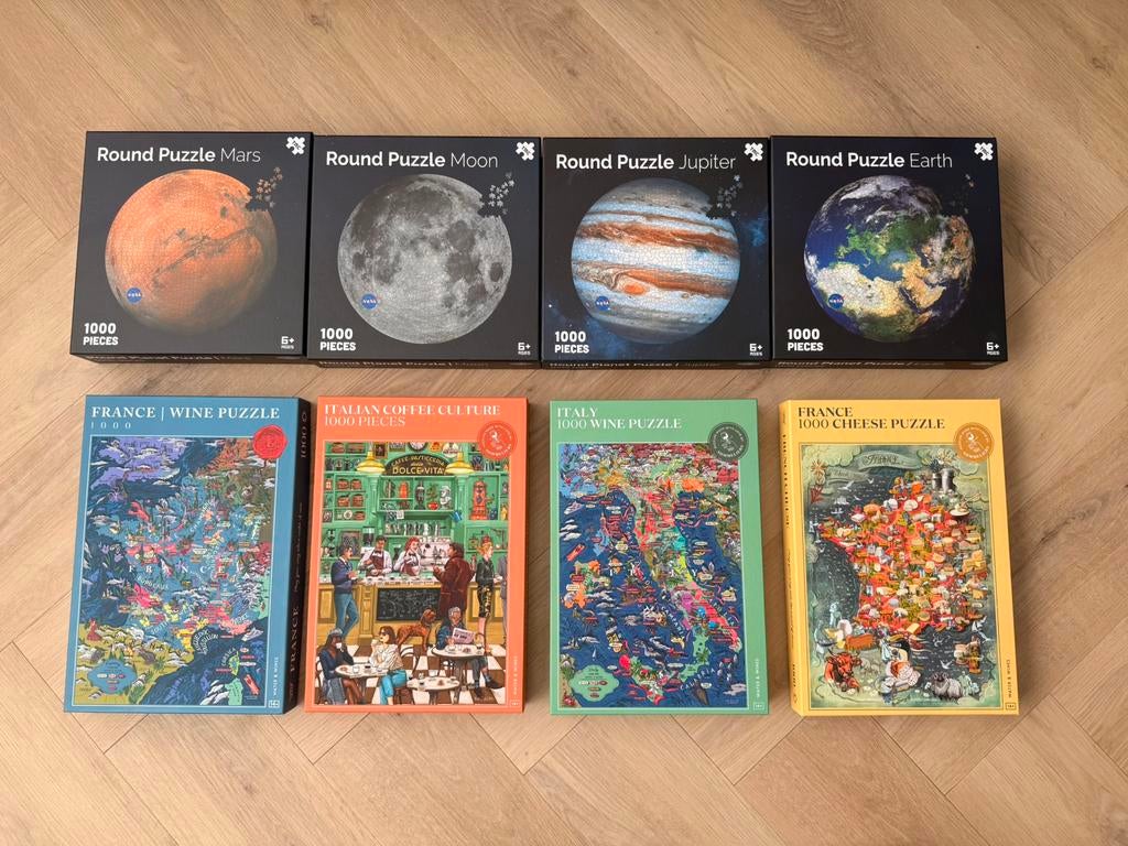 Puzzel: Water & Wines: Franse Wijn, Ophalen of Verzenden, 500 t/m 1500 stukjes, Zo goed als nieuw, Legpuzzel