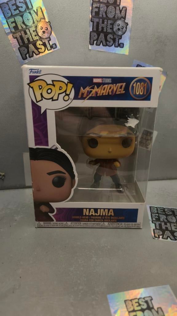 Funko Pop! Ms. Marvel Najma #1081, Ophalen of Verzenden, Nieuw