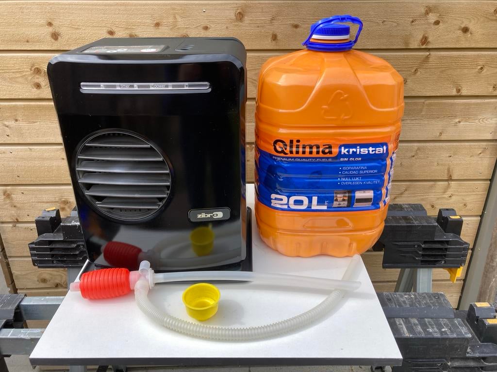 Zibro SRE 149 TC Petroleumkachel met 5 liter Qlima Kristal, Ophalen, Overige brandstoffen, Petroleumkachel, Zo goed als nieuw