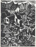 Mooie, betaalbare kunst v/h Grafiekkabinet Theo Hochreiter, Ophalen of Verzenden