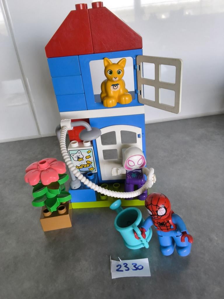 Duplo Spiderman huisje, Ophalen of Verzenden, Zo goed als nieuw, Duplo