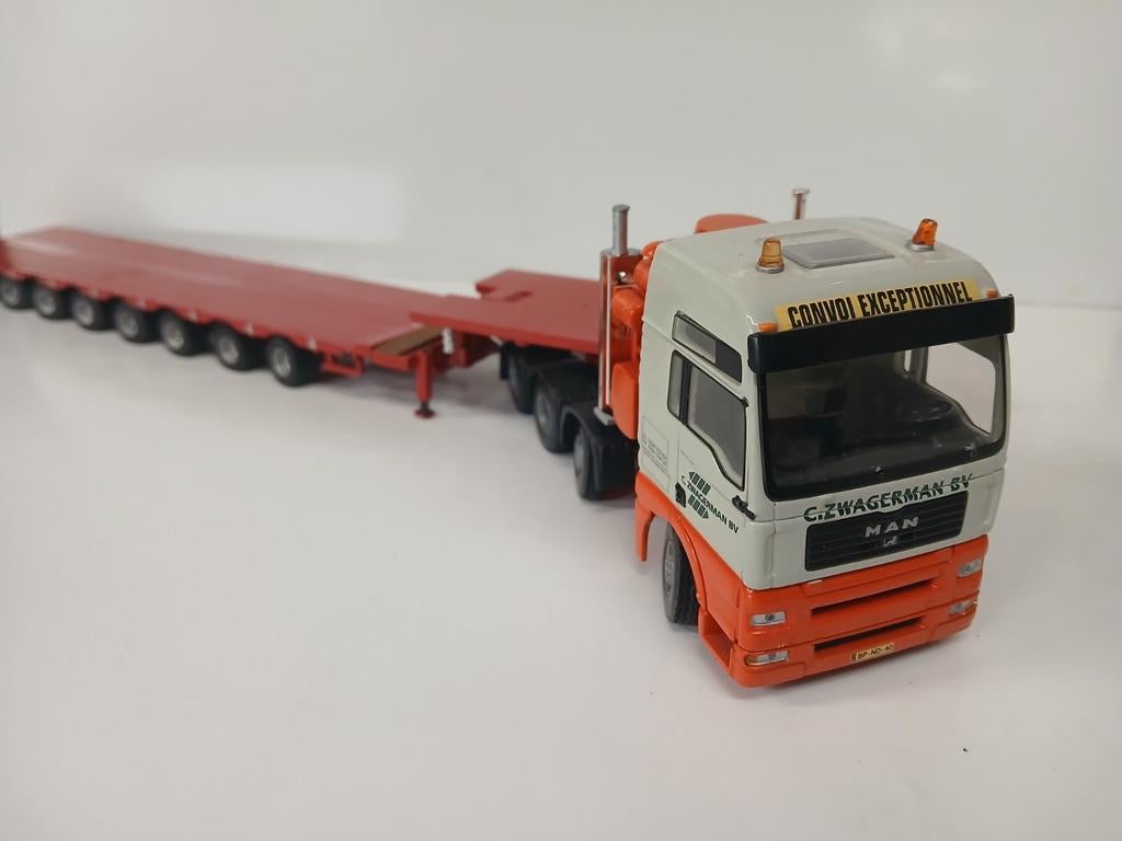 Lion Toys, MAN Zwagerman., Ophalen of Verzenden, Zo goed als nieuw, Bus of Vrachtwagen, Lion Toys