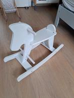 Wit houten hobbelpaard voor kinderen, Ophalen, Gebruikt