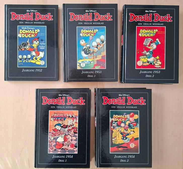 Donald Duck jaargang 1952, 1953 en 1954, Boeken, Stripboeken, Gelezen, Meerdere stripboeken, Ophalen
