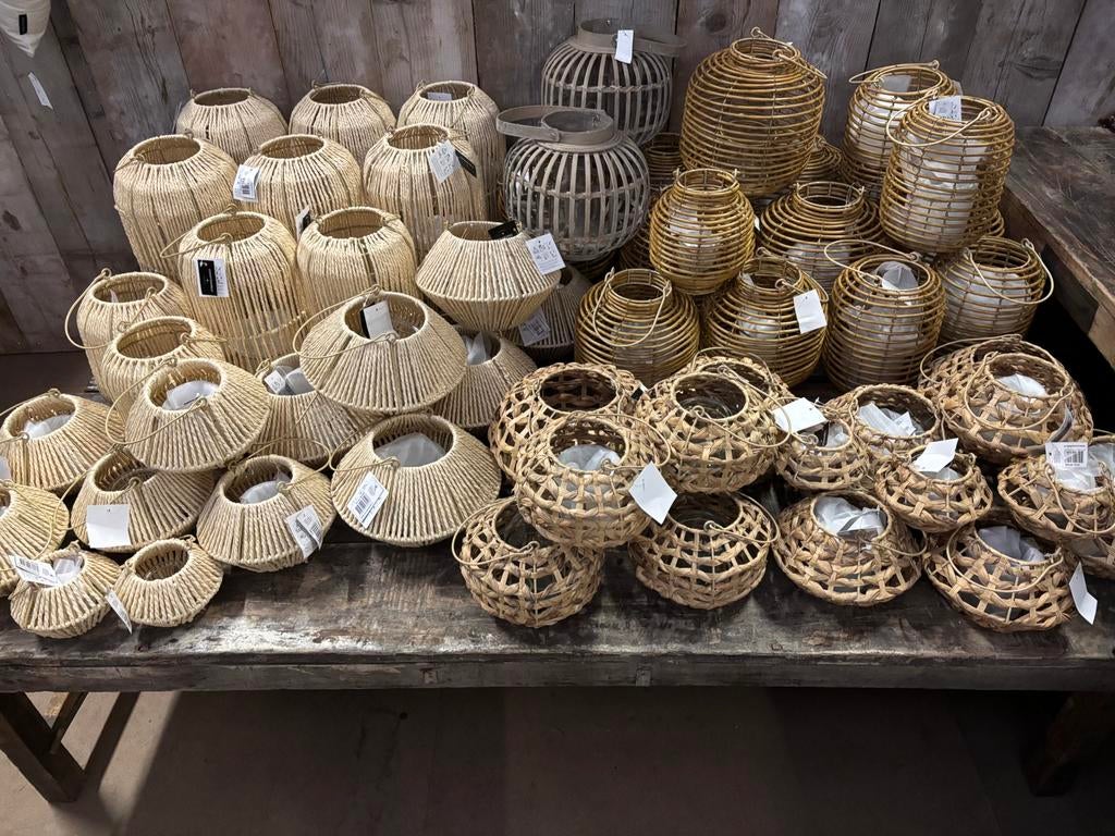 Partij nieuwe windlichten (Countryfield) ibiza stijl, boho, Ophalen of Verzenden